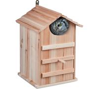 relaxdays Nichoir en bois pour chouette