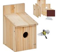 relaxdays Nichoir en kit pour oiseaux