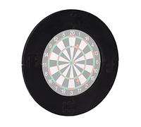 Relaxdays, noir Bordure de protection R7,bague cible pour jeu de fléchettes tournoi dartboard 45 cm, Ø 72 cm, Adulte unisexe, 72 x 72 x 3 cm