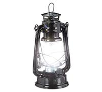 Relaxdays, Noire Lanterne tempête LED, retro comme décoration de fenêtre ou lampe jardin, à piles