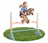 Relaxdays Obstacle Hobby Horsing, Barre de Saut réglable, Multicolore
