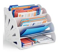 Relaxdays Organisateur A4 MDF 5 casiers