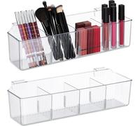 relaxdays Organisateur de porte d'armoire 4 compartiments, lot de 2