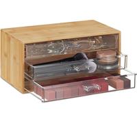 relaxdays Organiseur cosmétique 3 tiroirs