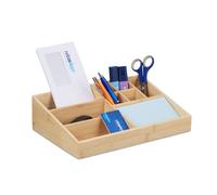 Relaxdays Organiseur de bureau 9 compartiments