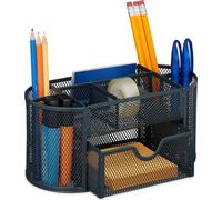 relaxdays Organiseur de bureau avec 9 compartiments