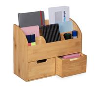 relaxdays Organiseur de bureau avec tiroirs