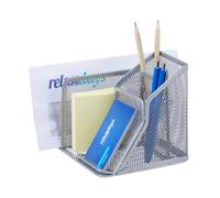 Relaxdays Organiseur de bureau maille