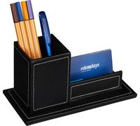 relaxdays Organiseur de bureau pour cartes de visite