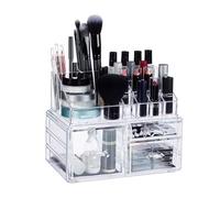relaxdays Organiseur de maquillage avec 3 tiroirs