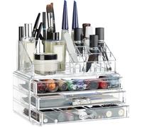 relaxdays Organiseur Make Up avec 3 tiroirs