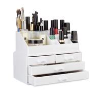 relaxdays Organiseur Make Up avec 4 tiroirs