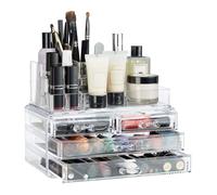 relaxdays Organiseur Make Up avec 4 tiroirs