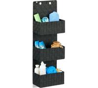 relaxdays Organiseur suspendu en tissu avec 3 paniers