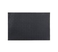 Relaxdays Paillasson 60 x 40 cm sol antidérapant caoutchouc tapis entrée intérieur extérieur noir, 80 x 150 cm