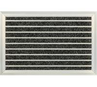 relaxdays Paillasson aluminium noir