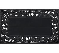 relaxdays Paillasson avec motif de feuilles