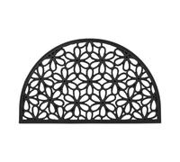 Relaxdays Paillasson caoutchouc motifs fleurs