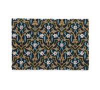 Relaxdays Paillasson coco avec motif oriental