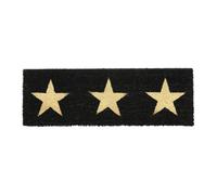 relaxdays Paillasson coco étoiles étroit