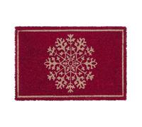 relaxdays Paillasson coco "flocon de neige