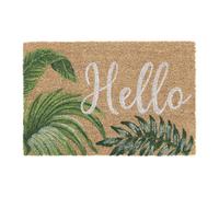 Relaxdays Paillasson coco « Hello » & motif floral