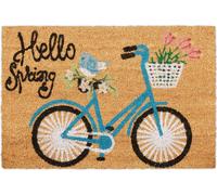 relaxdays Paillasson Coco Hello Spring
