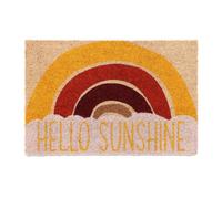 Relaxdays Paillasson coco «Hello Sunshine»