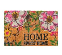 Relaxdays paillasson Coco, Home, 60 x 40 cm, antidérapant, Multicolore