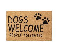 relaxdays Tapis de sol coco "Dogs Welcome