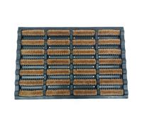 Relaxdays Paillasson en caoutchouc 60 x 40 en coco