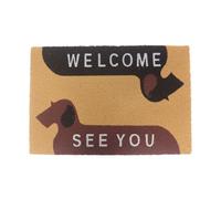 Relaxdays Paillasson en coco Animaux 80 x 50 cm
