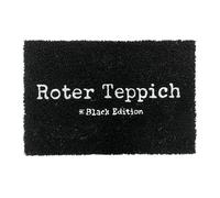 Relaxdays Paillasson en Coco antidérapant 60x40 cm résistant aux intempéries Noir