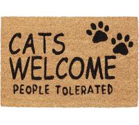 relaxdays Paillasson en coco Cats Welcome