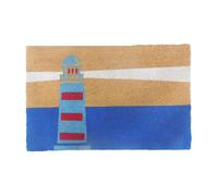 Relaxdays Paillasson en coco décoratif 80 x 50 cm