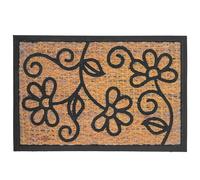 Relaxdays Paillasson en coco et PVC 60 x 40 cm
