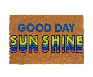 Relaxdays Paillasson en coco « Good Day »