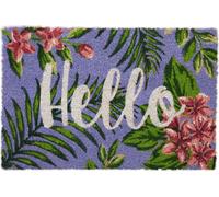 relaxdays Paillasson en coco Hello