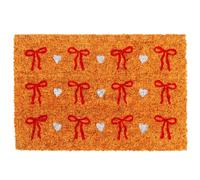 Relaxdays Paillasson en coco motif, 60 x 40 cm