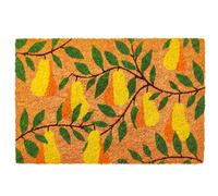 Relaxdays Paillasson en coco motif, 60 x 40 cm