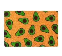 Relaxdays Paillasson en coco motif, 60 x 40 cm