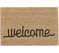 relaxdays Paillasson en coco Welcome