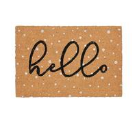 Relaxdays Paillasson en Fibres de Coco, antidérapant, résistant aux intempéries, 40x60 cm, intérieur/extérieur, coloré