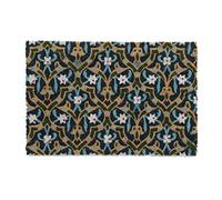 Relaxdays Paillasson coco avec motif oriental