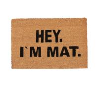 Relaxdays Paillasson fibre de coco I'm MAT