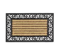 Relaxdays Paillasson fibres de coco tapis de sol