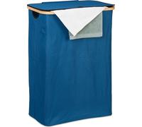relaxdays Panier à linge avec couvercle 105 l