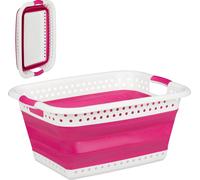 relaxdays Panier à linge pliable
