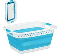 relaxdays Panier à linge pliable