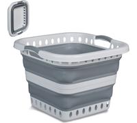 relaxdays Panier à linge pliable 40 litres
